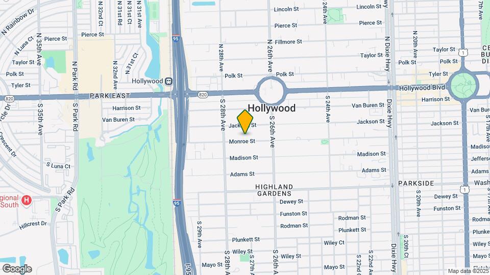 2707 Monroe St Map and Location Details