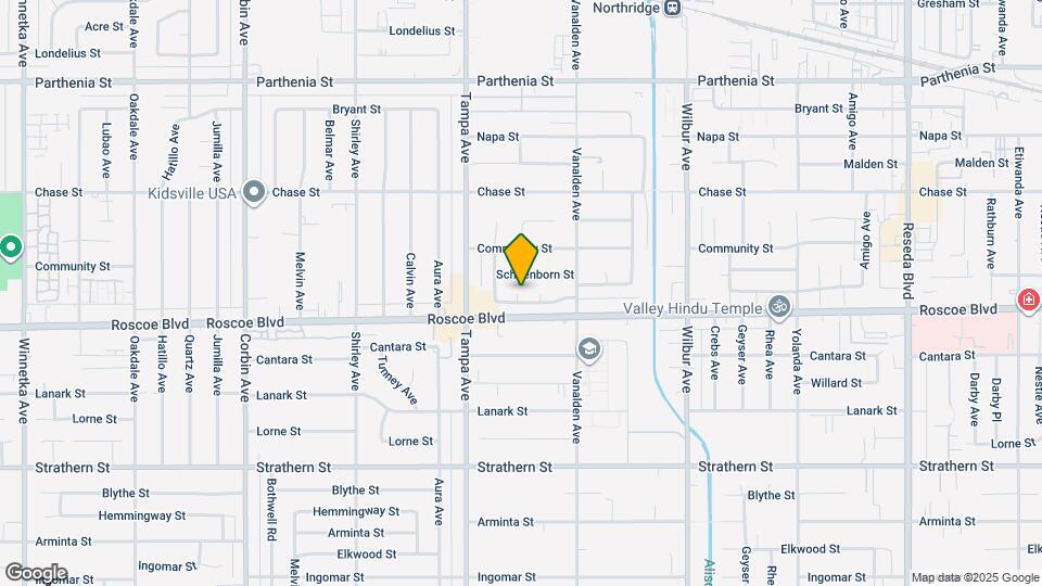 8326 Beckford Ave Map and Location Details