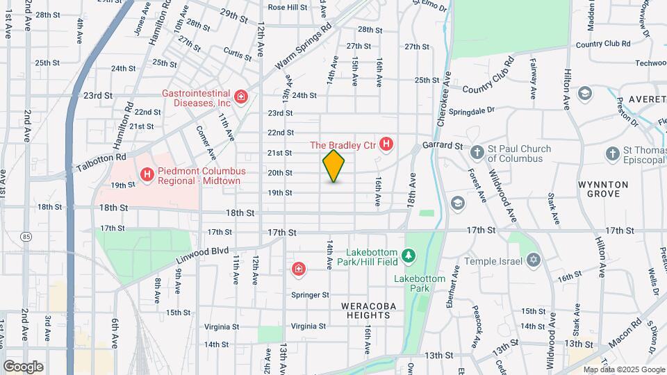 1417 19th St Map and Location Details