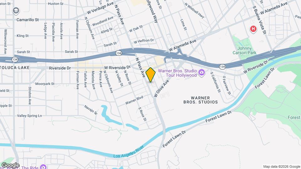 124 N Pass Ave Map and Location Details