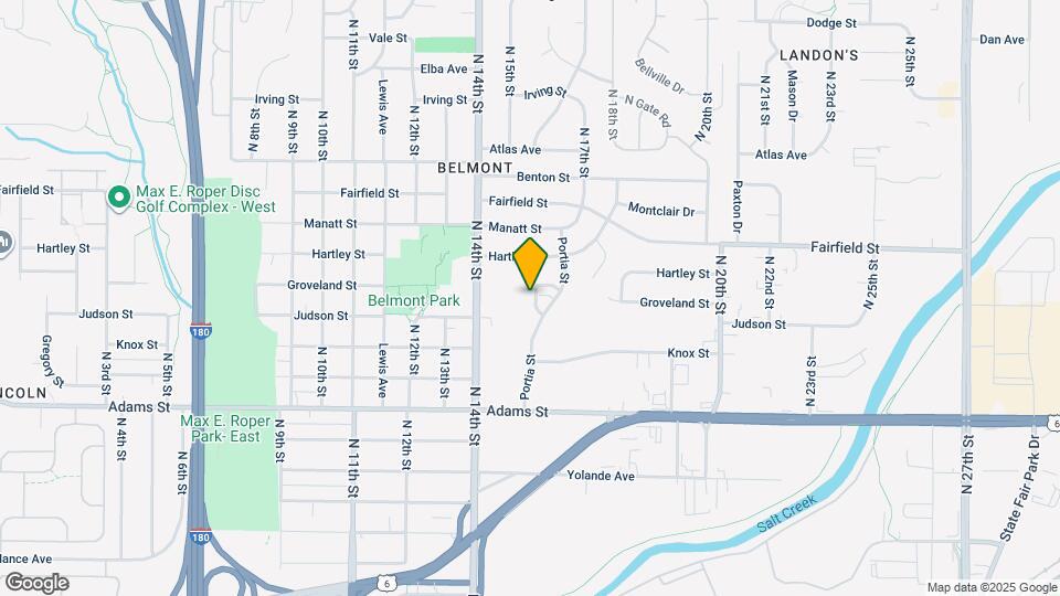 3415 Portia St Map and Location Details