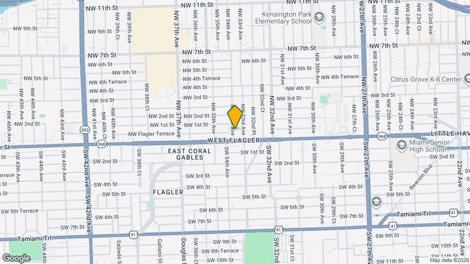 41 NW 34th Ave Mapa y Detalles de la Ubicación