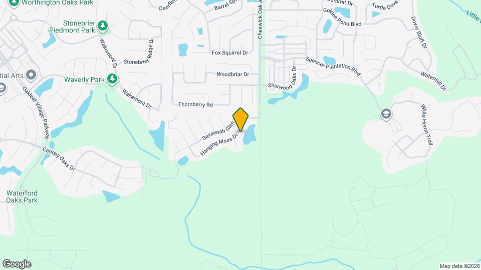 4231 Hanging Moss Dr Mapa y Detalles de la Ubicación