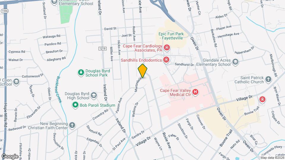 1009 Martindale Dr Map and Location Details