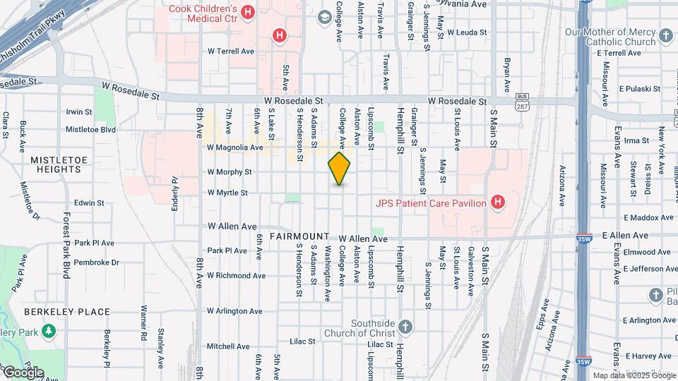 1420 College Ave Mapa y Detalles de la Ubicación