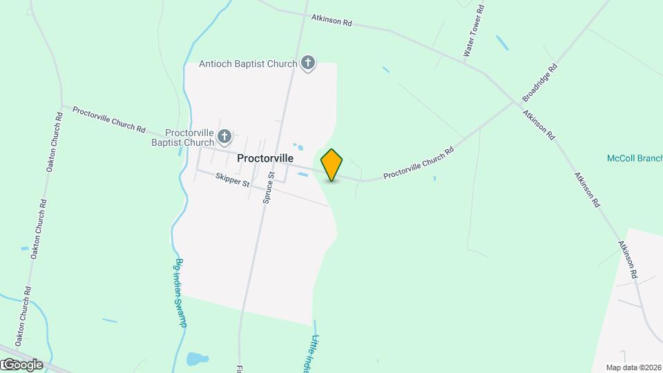 709 Proctorville Church Rd Map and Location Details