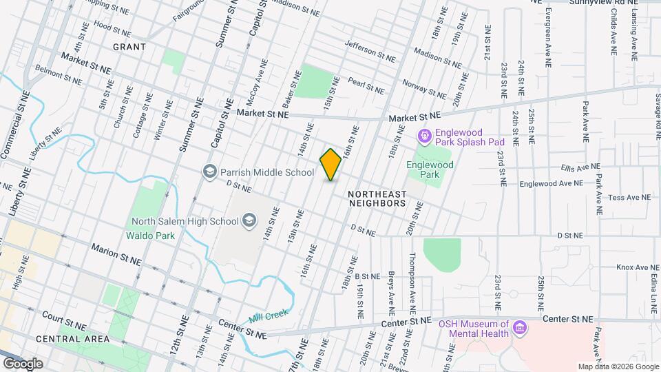 1035 1/2 16th St NE Map and Location Details
