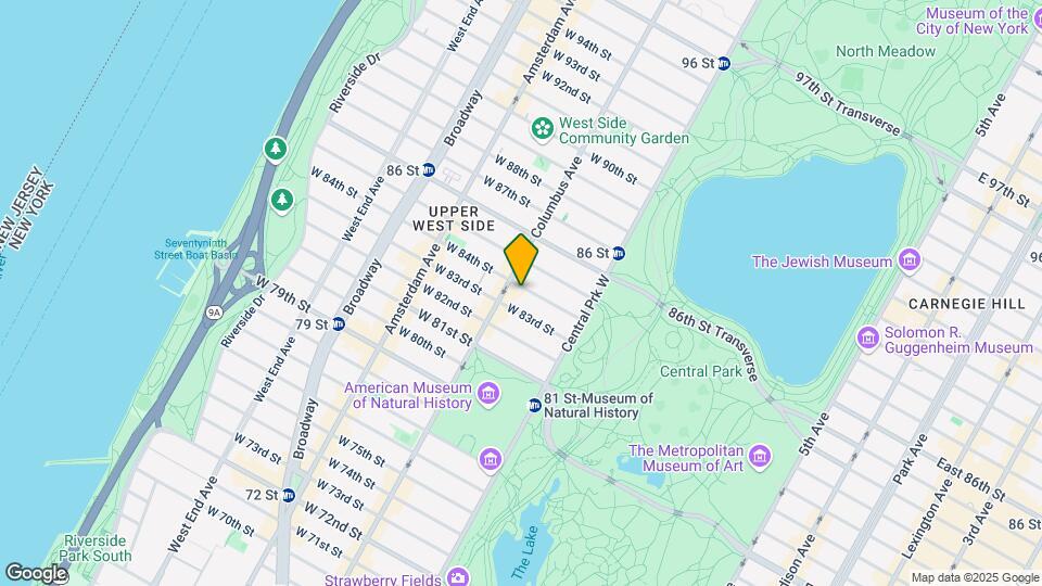 64 W 84th St Map and Location Details
