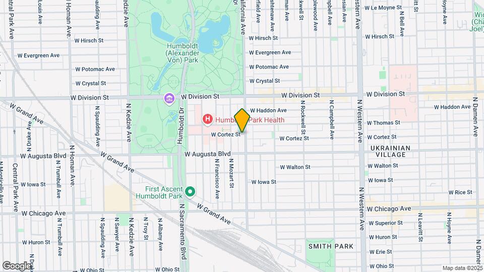 2807 W Cortez St Map and Location Details