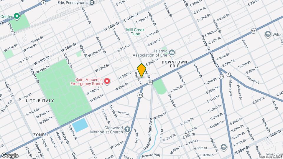 2509 Peach St Mapa y Detalles de la Ubicación