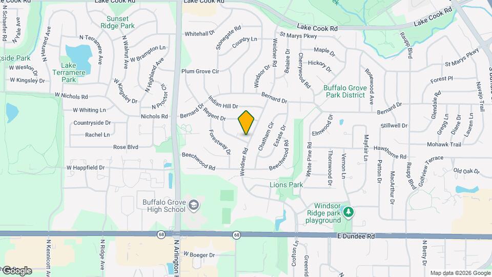 517 Longwood Dr Map and Location Details