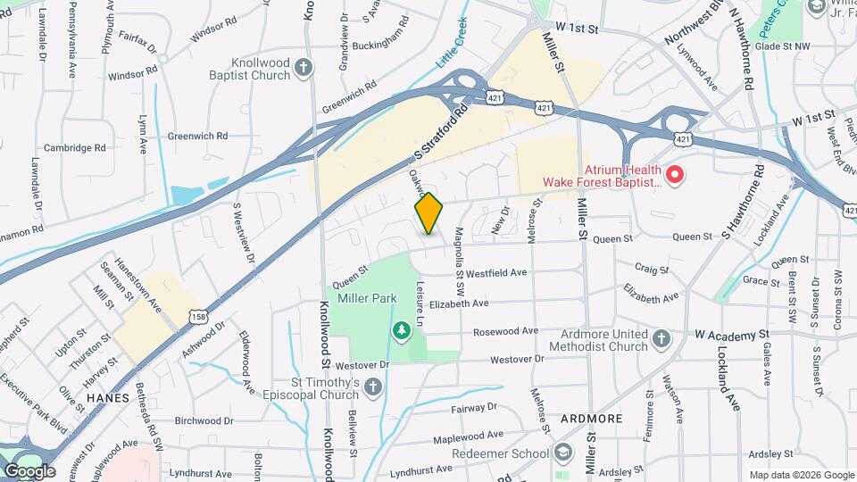 2425 Queen St Map and Location Details