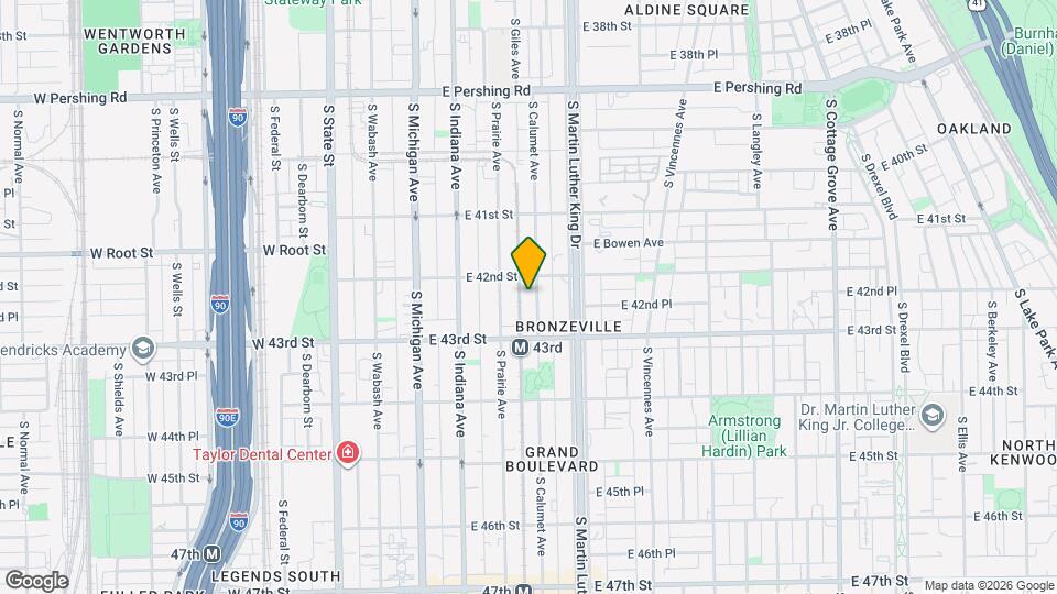 4218-2 S Calumet Ave, Unit 2 Map and Location Details