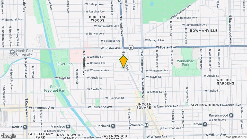 2522 W Leland Ave, Unit B4 Mapa y Detalles de la Ubicación