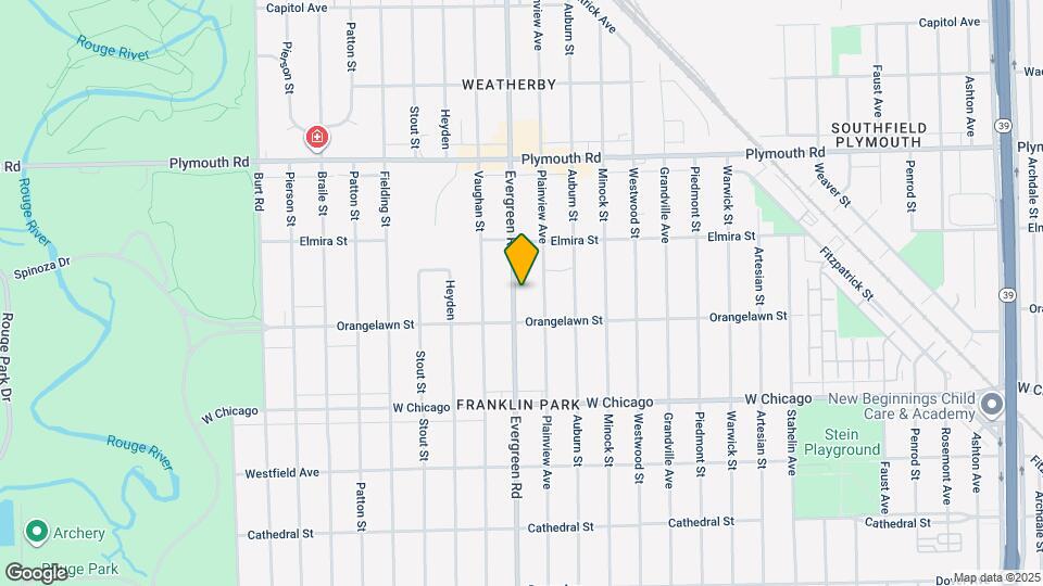 9954 Evergreen Rd Map and Location Details