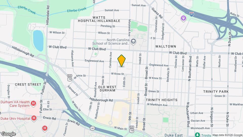 2102 W Knox St Map and Location Details