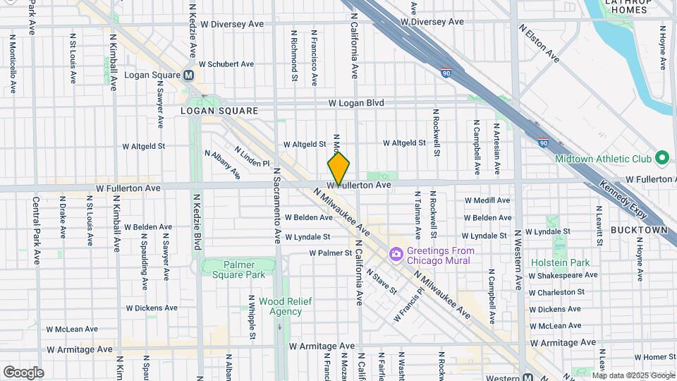 2829 W Fullerton Ave Map and Location Details