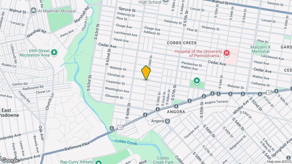 5900 Christian St Map and Location Details