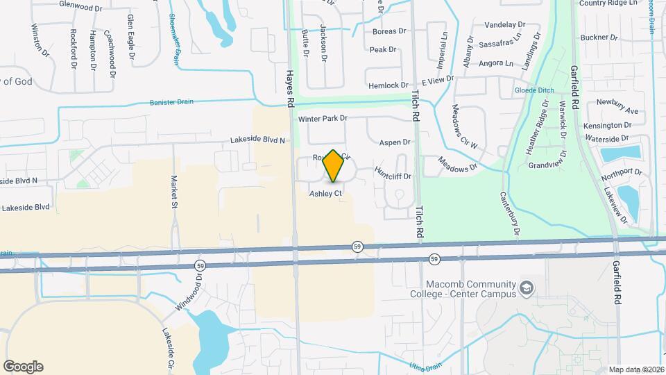 15450 Ashley Ct Map and Location Details