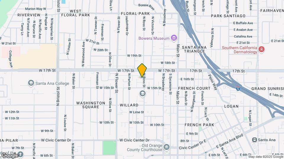 1602 N Ross St Map and Location Details