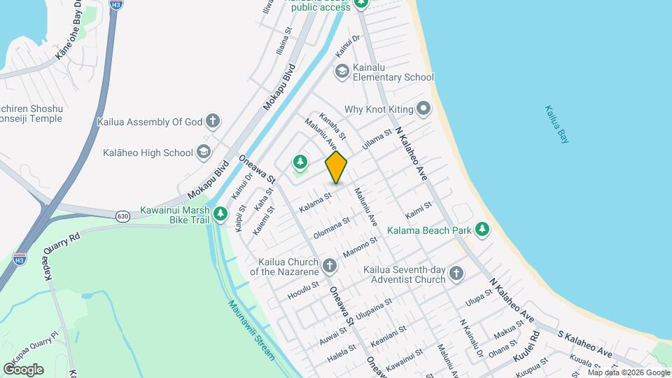 338 Kalama St Map and Location Details