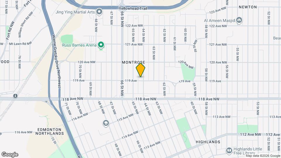 6404-6119 119 Ave Map and Location Details