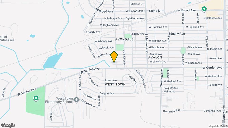 603 S Valencia Dr Map and Location Details