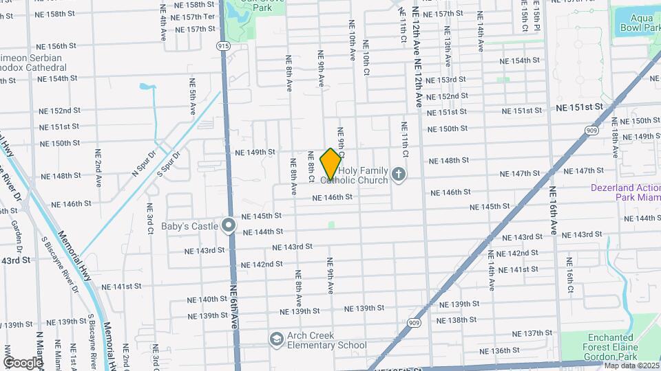 900 NE 147th St Map and Location Details