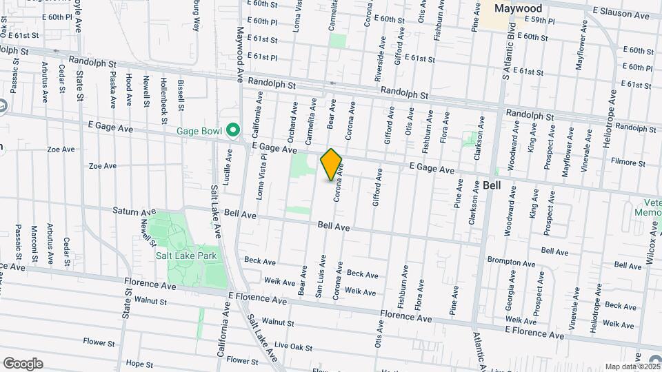 6523 Corona Ave Map and Location Details