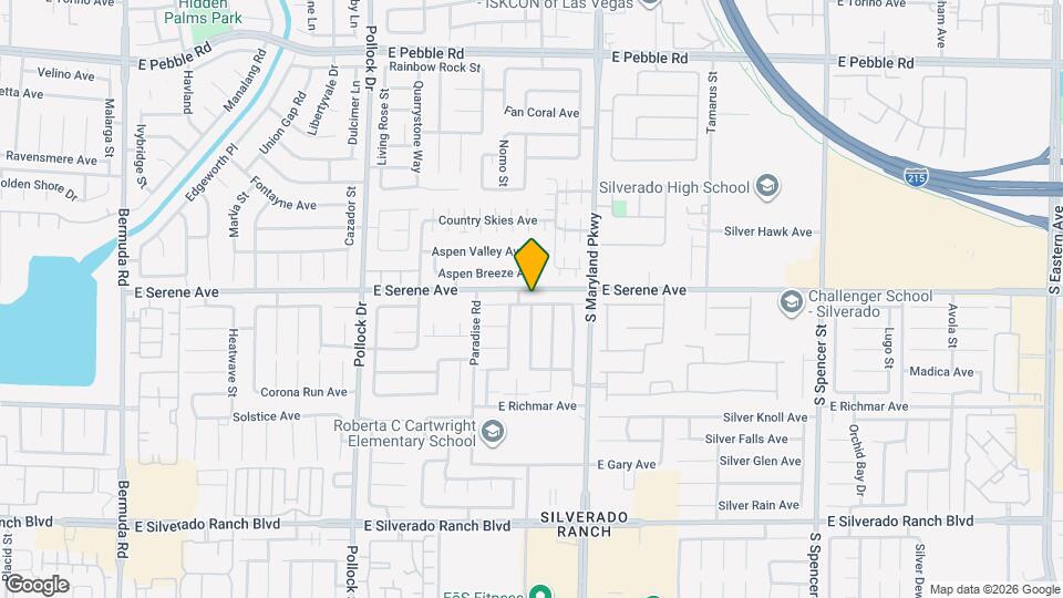 1092 Whispering Birch Ave Map and Location Details