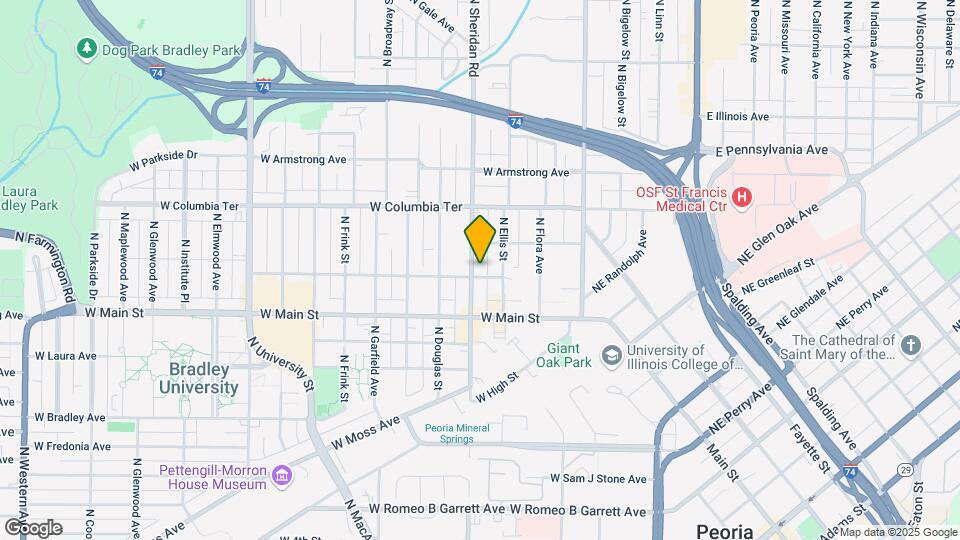 1100 N Sheridan Rd Map and Location Details