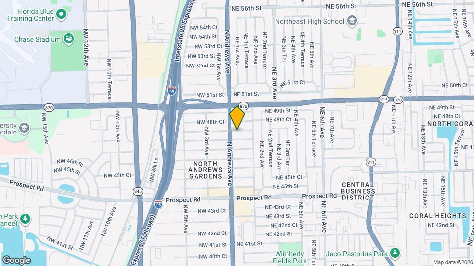 40 NE 48th St Map and Location Details