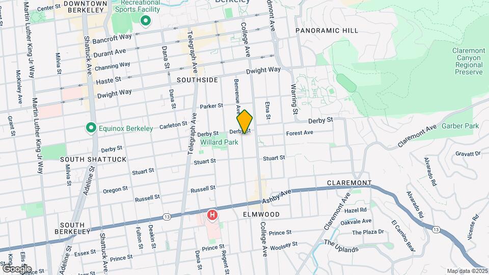 2709 Benvenue Ave Map and Location Details