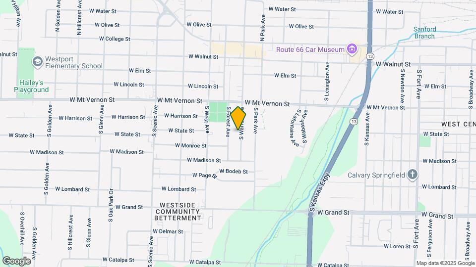 707 S Warren Ave Map and Location Details