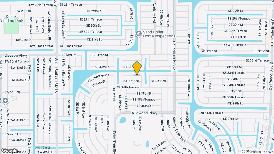 542 SE 33rd Terrace Map and Location Details