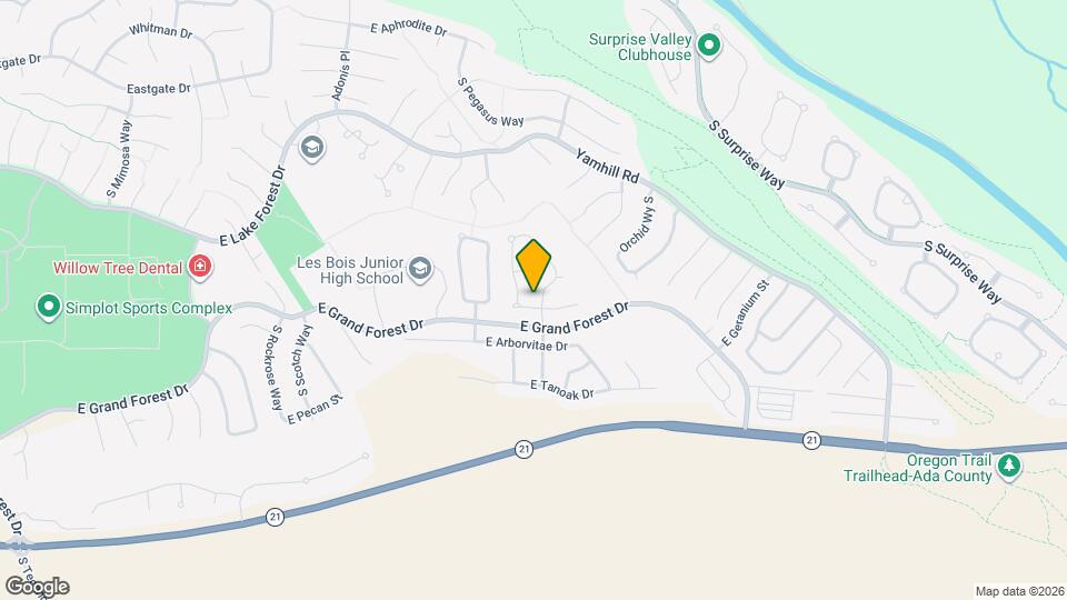 6094 S Teak Way Map and Location Details