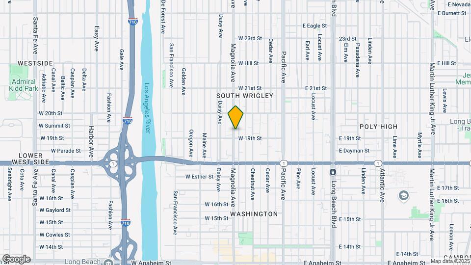 1916 Magnolia Ave Map and Location Details
