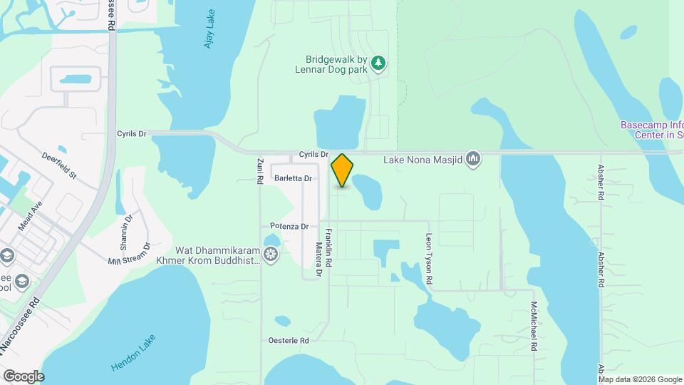 2831 Narcoossee Cmns Wy Map and Location Details