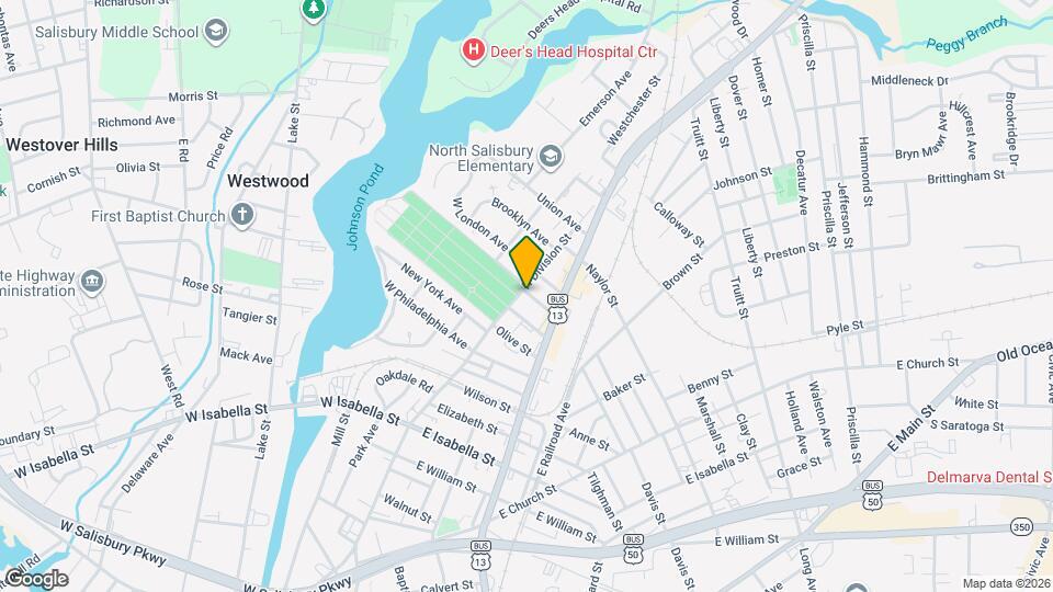 915 N Division St Map and Location Details