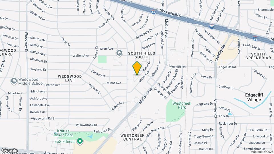 5922 Westcreek St S Map and Location Details