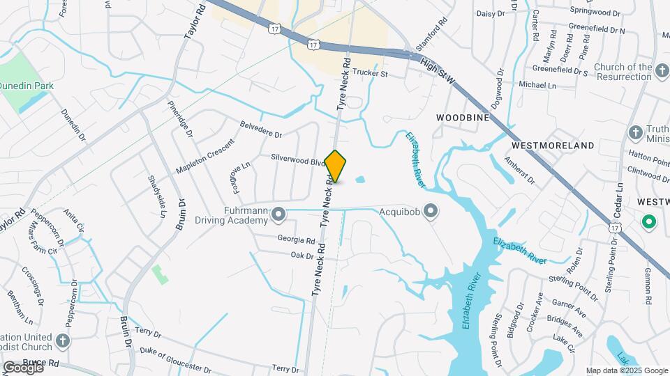 3213 Tyre Neck Rd Map and Location Details