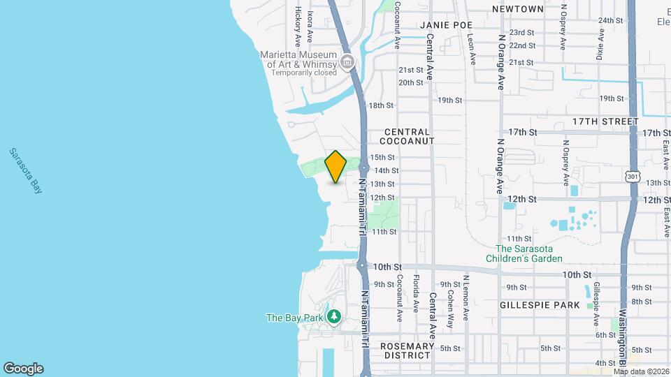 1301 N Tamiami Trl Map and Location Details