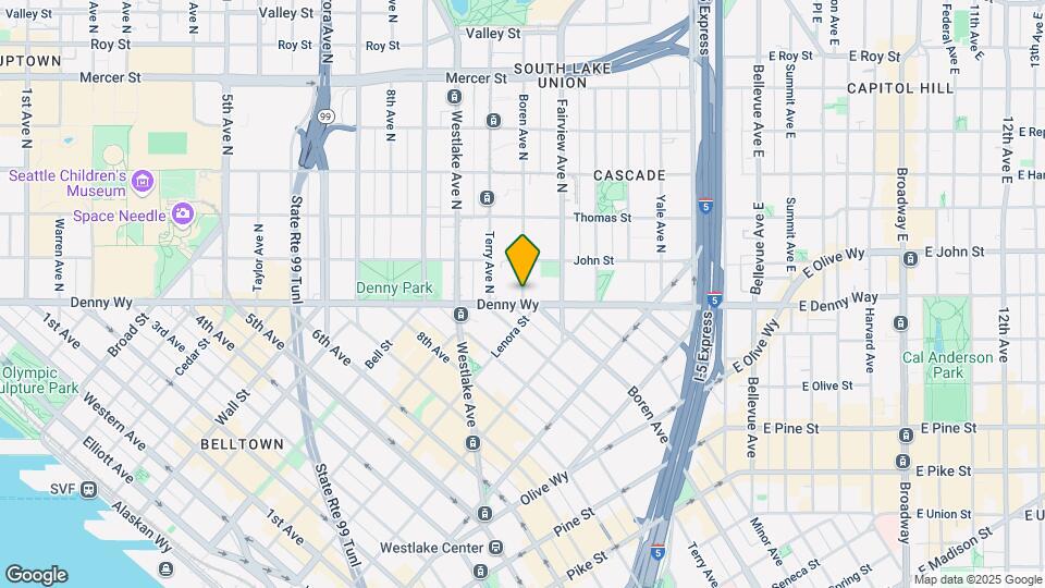 111 Boren Ave N Map and Location Details