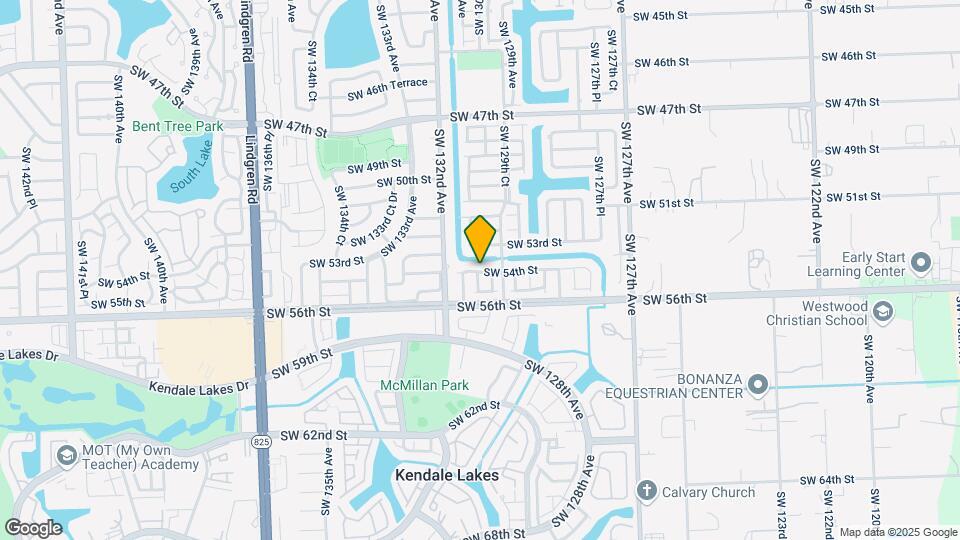 13015 SW 54th St Map and Location Details