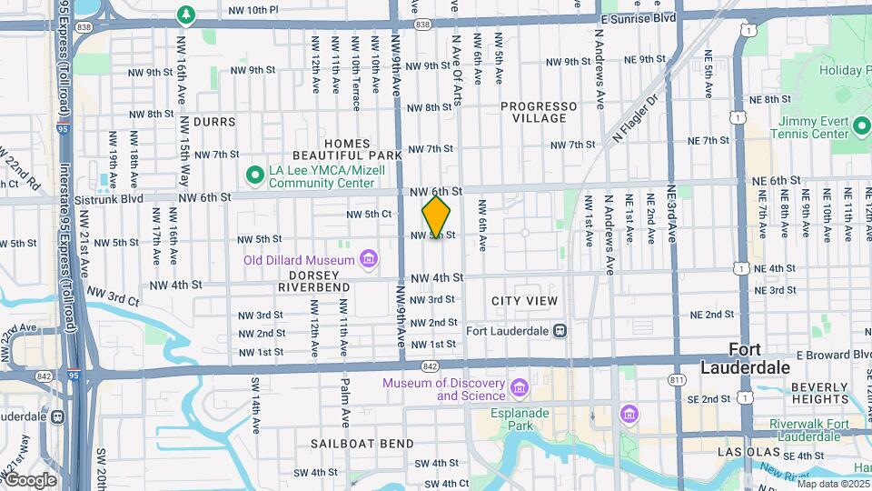437 NW 7th Ter, Unit A Mapa y Detalles de la Ubicación