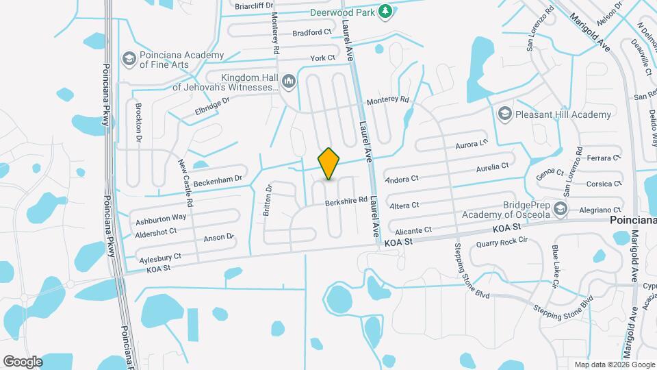 410 Bloomfield Dr Map and Location Details