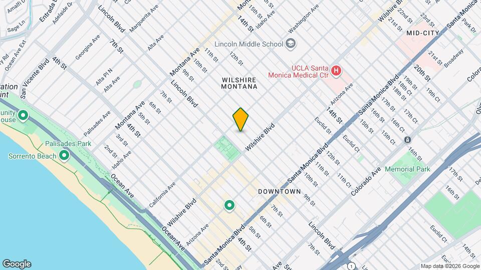 1130 9th St, Unit 3 Map and Location Details