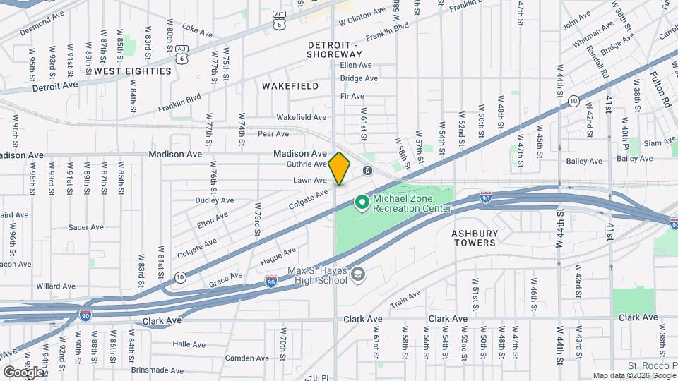 2055 W 65th St Map and Location Details