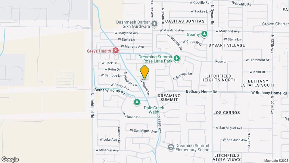 6041 N Pajaro Ln Map and Location Details