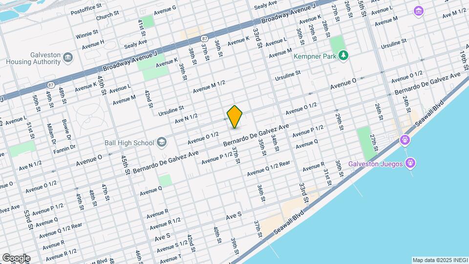 3621 Avenue O 1/2 Map and Location Details